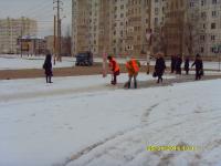 Санитарная уборка Трусовского района г. Астрахани.