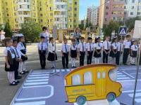 Астраханским первоклассникам рассказали о правилах дорожного движения