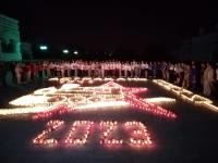 В Астрахани ночью зажгли свечи памяти