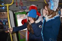 «Новогодний троллейбус» прошёл по улицам Астрахани