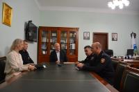 Олег Полумордвинов встретился с победителем регионального этапа  конкурса «Народный участковый 2023»