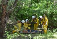 В Астрахани прошли учения по спасению людей