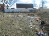 Уборка территории по ул. Воронихина.