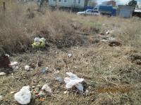 Уборка территории по ул. Воронихина.