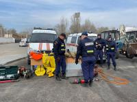 В областном центре оценили готовность спецтехники к началу паводка