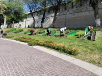 В Астрахани полным ходом идёт сезон весеннего благоустройства