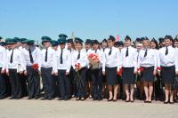 В честь дня пограничника в Астрахани прошёл торжественный митинг