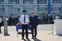 В честь дня пограничника в Астрахани прошёл торжественный митинг