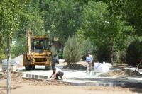 На ремонтируемом участке Комсомольской набережной выполнено 80% бетонных работ