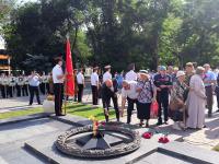  В Астрахани прошла «Линейка памяти и скорби»