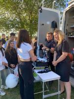 Сотрудники ОП 1 УМВД России по г. Астрахани продолжают вовлекать детей "группы риска" в мир правоохранительных органов.