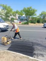 На ул. Боевой и Адмиралтейской проводится ямочный ремонт