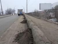 54 тонны смета вывезено с городских мостов в Астрахани в текущем году